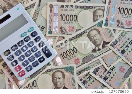 壱万円札・会計イメージ 壱万円札・会計イメージ 127078690
