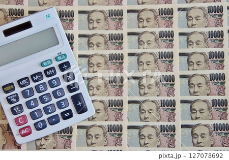 壱万円札・会計イメージ 壱万円札・会計イメージ 127078692