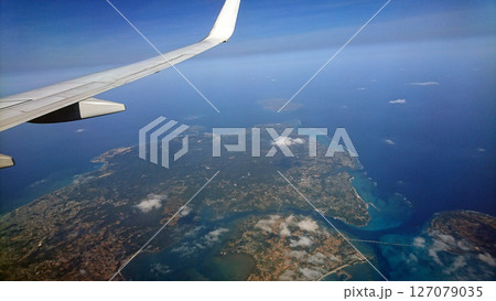 飛行機から見た風景 飛行機から見た風景 127079035