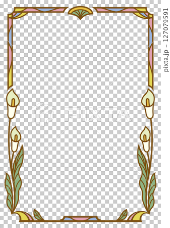 Retro Art Deco Frame 12 (Color) Retro Art Deco Frame 12 (Color) 127079591