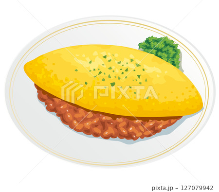 ふわとろオムライス 127079942