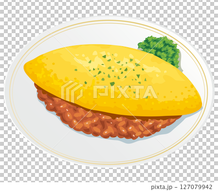 ふわとろオムライス 127079942