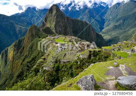 南米ペルーのマチュピチュ遺跡 南米ペルーのマチュピチュ遺跡 127080450