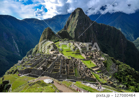 南米ペルーのマチュピチュ遺跡 127080464
