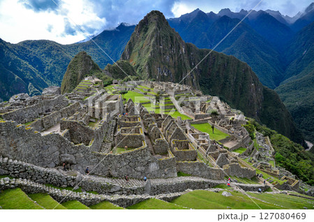 南米ペルーのマチュピチュ遺跡 南米ペルーのマチュピチュ遺跡 127080469