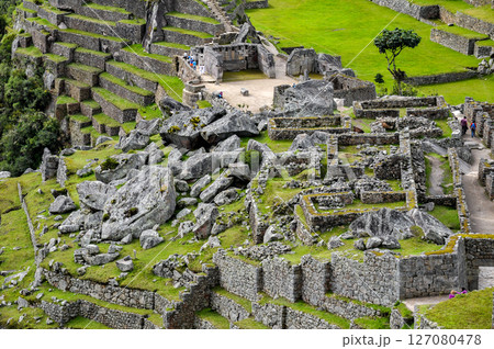 南米ペルーのマチュピチュ遺跡 127080478