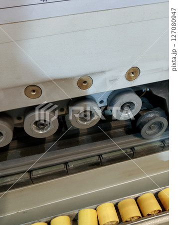 Edge banding machine rollers. 127080947