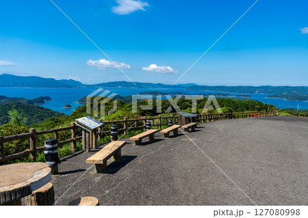 長串山公園から見る九十九島の風景 127080998
