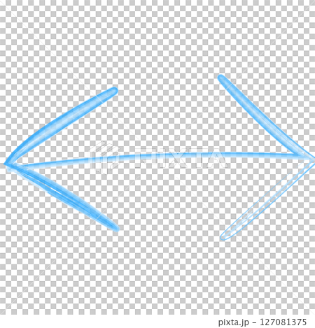 Hand-drawn watercolor arrows left and right 127081375