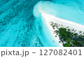 Amazing bird eyes view in Maldives 127082401