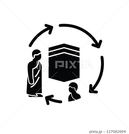 Icons for muslim hajj 127082604