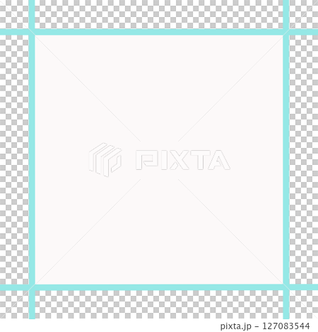 帶有白色背景和淺藍色交叉線條的簡單框架（訊息框架，PNG） 127083544