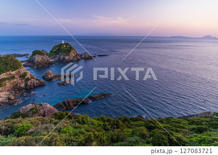 《鹿児島県》佐多岬展望台・本土最南端の眺望 《鹿児島県》佐多岬展望台・本土最南端の眺望 127083721