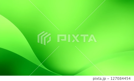 大胆な流れる曲線と深い影のグラデーションと緑豊かな抽象的な背景 大胆な流れる曲線と深い影のグラデーションと緑豊かな抽象的な背景 127084454