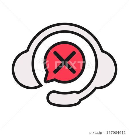 Rejected customer support headset 127084611