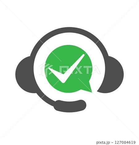 Approved customer service icon Approved customer service icon 127084619