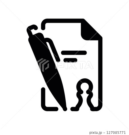 Document and Pen with a Chess Pawn for Game Notation Document and Pen with a Chess Pawn for Game Notation 127085771