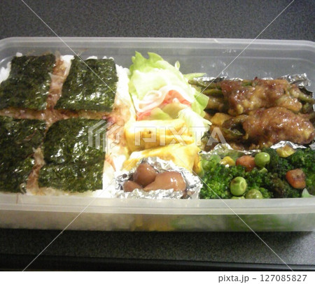 いんげんとポテトの肉巻き弁当 127085827