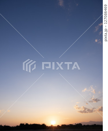 Beautiful sky and cloud suit for nature background. 127086469