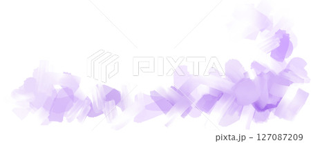 お花のような薄紫の花びらのあしらいイラスト お花のような薄紫の花びらのあしらいイラスト 127087209