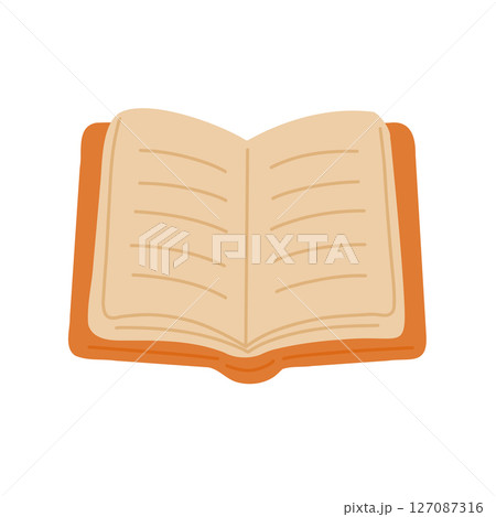 Open book vector illustration, perfect for educational and literary themes. Ideal for design projects, e-learning materials, and digital libraries. High-quality and easily customizable graphic. Open book vector illustration, perfect for educational and literary themes. Ideal for design projects, e-learning materials, and digital libraries. High-quality and easily customizable graphic. 127087316