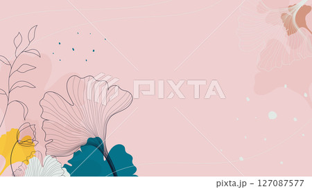 abstract floral background 127087577