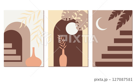 set of minimalistic posters 127087581