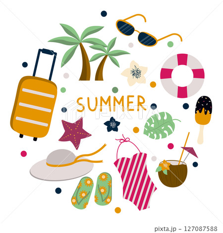 summer clipart collection summer clipart collection 127087588