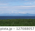 道の駅上ノ国もんじゅより渡島半島の山々を望む 127088057