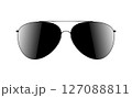Realistic sunglasses. Summer glasses for eye protection.  vector illustration 127088811