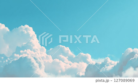 Sunny sky with light clouds 127089069