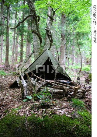 ブッシュクラフトキャンプ 127090635