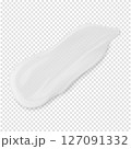 Clear transparent skincare stroke cosmetics beauty product smear  realistic vector illustration 127091332