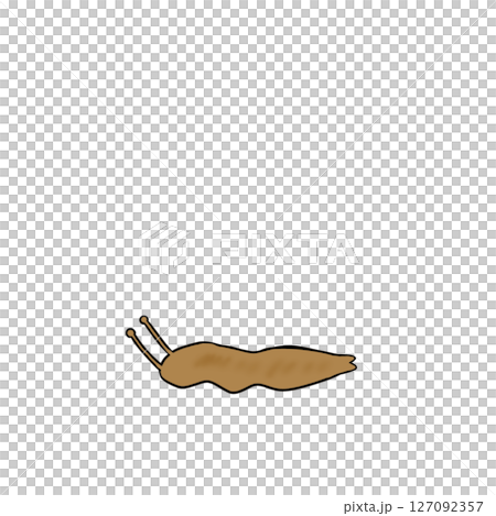 シンプル　ナメクジ　動物 127092357