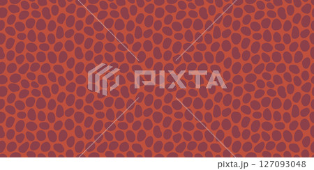 Irregular spotted seamless pattern with hand drawn pencil textured organic shapes. Seamless background with sketchy scribble spots in indian red and purple colors. Abstract vector seamless wallpaper. Irregular spotted seamless pattern with hand drawn pencil textured organic shapes. Seamless background with sketchy scribble spots in indian red and purple colors. Abstract vector seamless wallpaper. 127093048