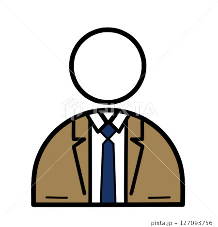 日本の刑事イメージのアイコンイラスト 日本の刑事イメージのアイコンイラスト 127093756