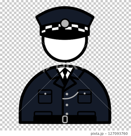イギリスの警察アイコンイラスト 127093760
