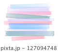 マーメイドカラーのマスキングテープデザインの背景フレーム 127094748