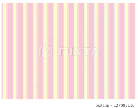 シンプルなストライプの背景素材　ピンク 127095116