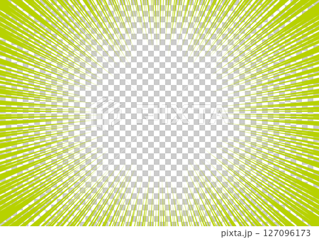 Concentrated lines, yellow-green, simple, background 127096173