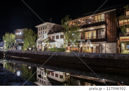 城崎の風景（夜）／兵庫県豊岡市城崎町湯島 127096502