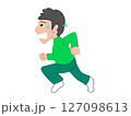 走る男性 127098613