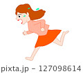 走る女の子 127098614