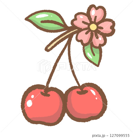 Two Cherry with blossom stem, kawaii fruit clipart, cute sakura cherry design, spring aesthetic, pink flower and fruit, Japanese style, digital sticker, pastel nursery art Two Cherry with blossom stem, kawaii fruit clipart, cute sakura cherry design, spring aesthetic, pink flower and fruit, Japanese style, digital sticker, pastel nursery art 127099555