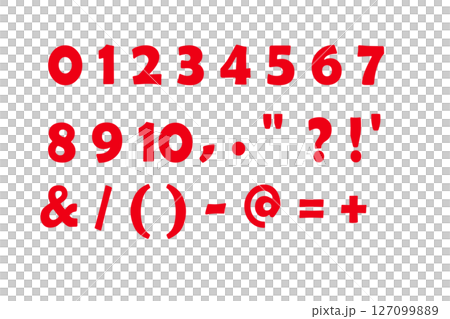 2號簡單紅色 127099889