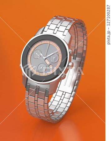 Silver chronograph watch 127100287