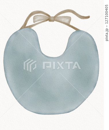 Soft blue baby accessories pattern perfect for nursery decor design projects 127100405