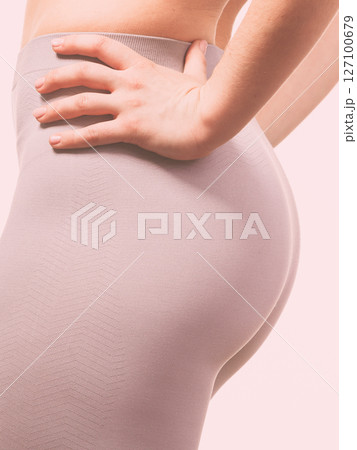 female hips wearing thermoactive underwear female hips wearing thermoactive underwear 127100679
