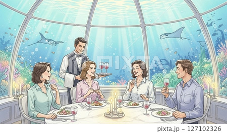 静寂なる深海グラスレストラン 127102326