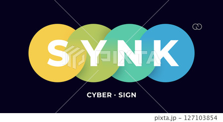 Sign, circle. Abstract symbol with gradient circle. Emblem business company, abstract circle, sphere sign. Icon template, label merged circle, sign brand. Vector Illustration Sign, circle. Abstract symbol with gradient circle. Emblem business company, abstract circle, sphere sign. Icon template, label merged circle, sign brand. Vector Illustration 127103854